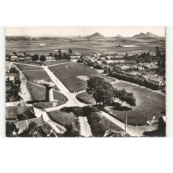 BURBURE: la place du rietz vue aérienne 10X15 - très bon état