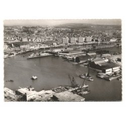 BOULOGNE-sur-MER: vue générale vue aérienne 10X15 - très bon état
