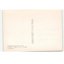 BOULOGNE-sur-MER: entrée du port, la plage vue aérienne 10X15 - très bon état