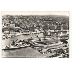 BOULOGNE-sur-MER: la gare maritime vue aérienne 10X15 - très bon état