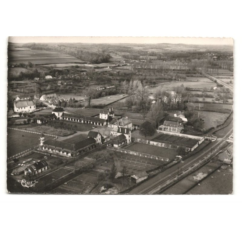 BLINGEL: vue générale, le haras vue aérienne 10X15 - très bon état