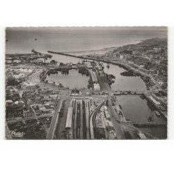 BOULOGNE-sur-MER: la gare centrale de le port vue aérienne 10X15  - très bon état