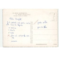 AVION: groupe scolaire du centre vue aérienne 10X15  - très bon état