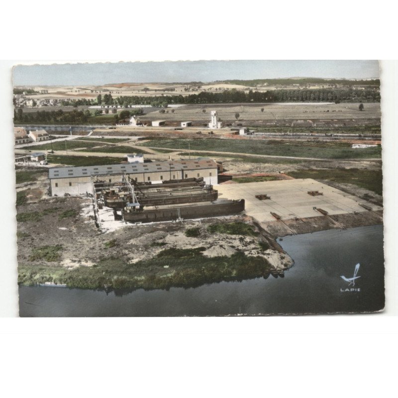 ARQUES: les chantiers landy vue aérienne 10X15  - très bon état