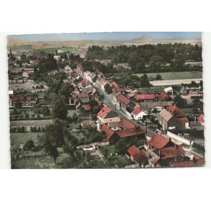 ALLOUAGNE: rue du général de gaule vue aérienne 10X15  - très bon état