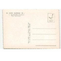 ALLOUAGNE: place jean-jaures vue aérienne 10X15  - très bon état