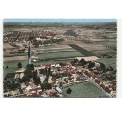 BOUIGNIES: le village et fosse 10 vue aérienne 10X15  - très bon état