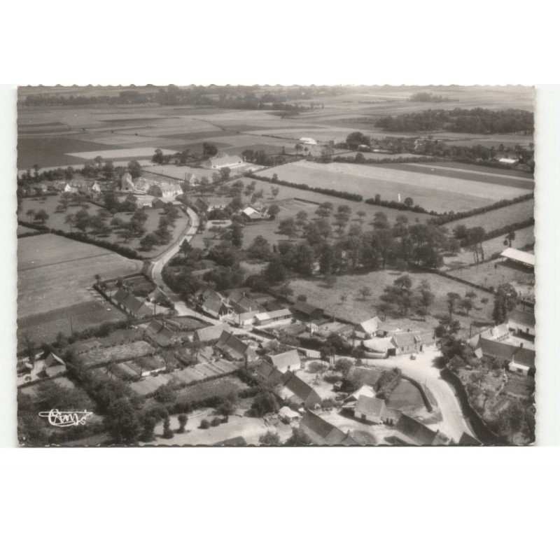 BOUQUEHAULT: vue générale vue aérienne 10X15  - très bon état