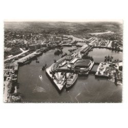 BOULOGNE-sur-MER: la nouvelle gare maritime vue aérienne 10X15  - très bon état