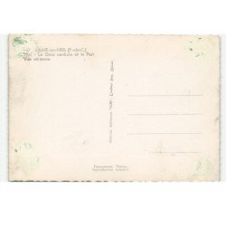 BOULOGNE-sur-MER: la gare centrale et le port vue aérienne 10X15  - très bon état