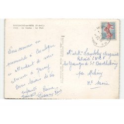 BOULOGNE-sur-MER: le casino, le port, vue aérienne 10X15  - très bon état