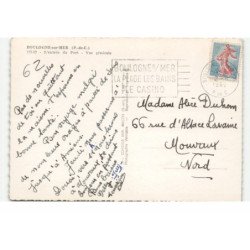 BOULOGNE-sur-MER: l'entrée du port, vue générale, vue aérienne 10X15  - très bon état