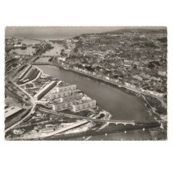 BOULOGNE-sur-MER: rives de la liane vue aérienne 10X15  - très bon état