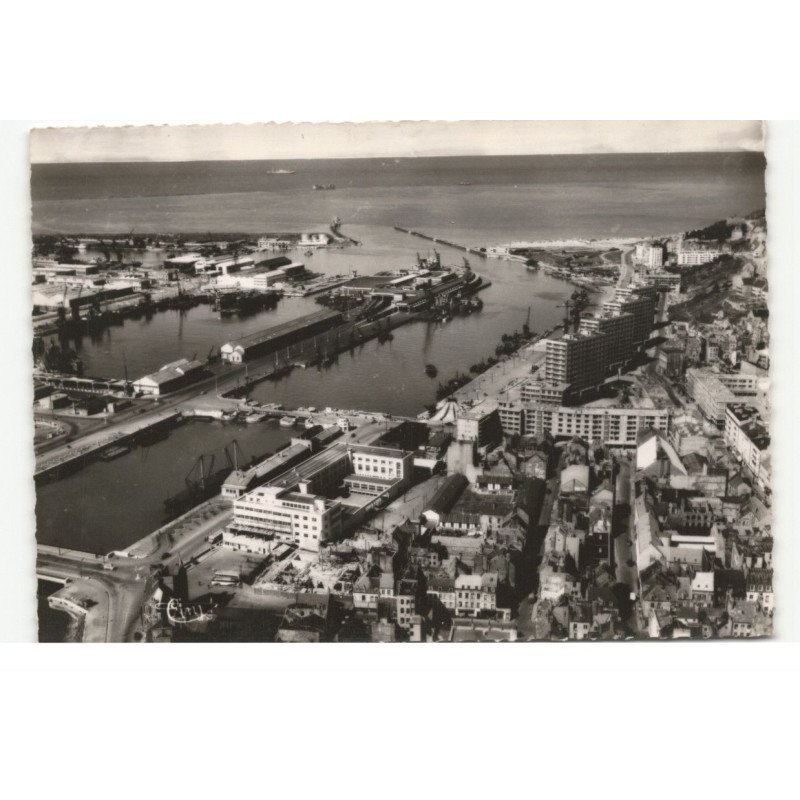BOULOGNE-sur-MER: vue générale vue aérienne 10X15  - très bon état