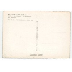 BOULOGNE-sur-MER: le château, la cathédrale vue aérienne 10X15  - très bon état