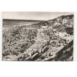 LE PORTEL: la plage à l'heure du bain vue aérienne 10X15  - très bon état