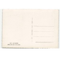 LE PORTEL: effets de mer à la jetée vue aérienne 10X15  - très bon état