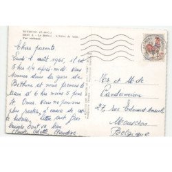 BETHUNE: le beffroi, l'hôtel de ville vue aérienne 10X15  - très bon état