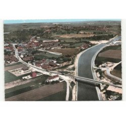 PALLUEL: le canal de la sensée vue aérienne 10X15  - très bon état