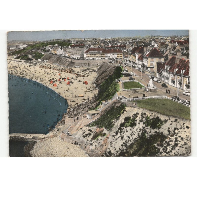 LE PORTEL: vue générale de la plage vue aérienne 10X15  - très bon état