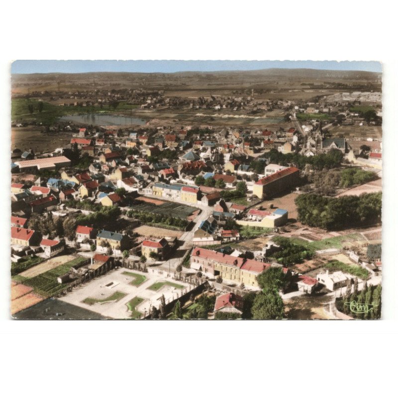 NOYELLES-sous-LENS: vue générale vue aérienne 10X15 - très bon état
