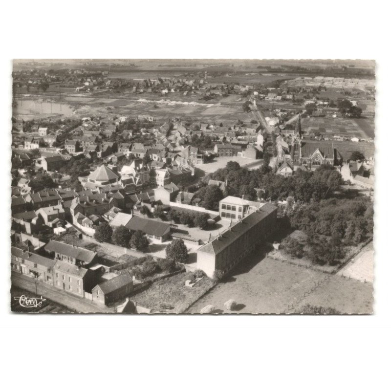NOYELLES-sous-LENS: le groupe scolaire vue aérienne 10X15 - très bon état