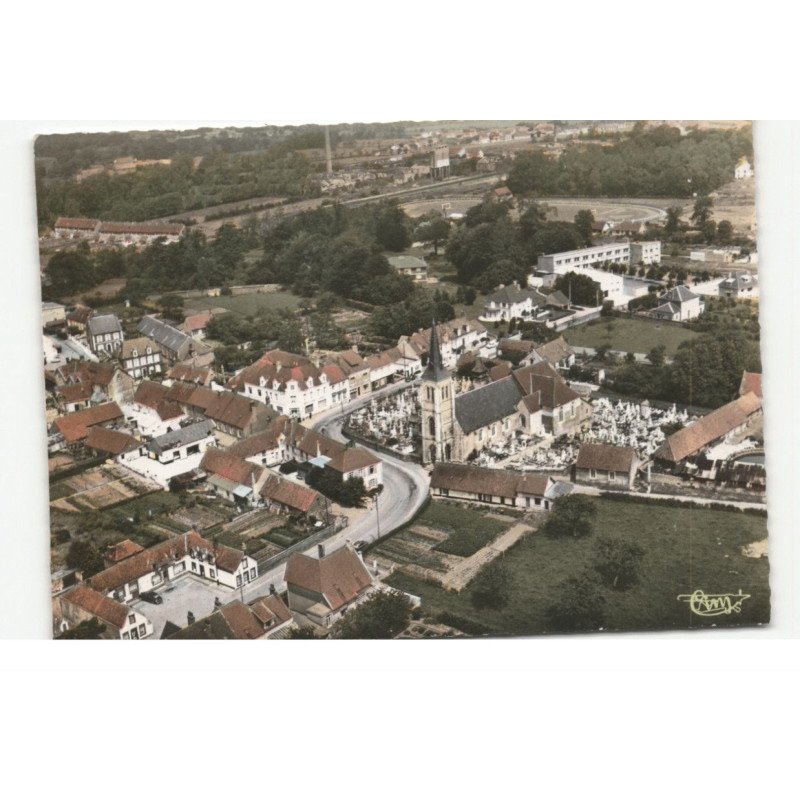 NEUFCHATEL: vue générale vue aérienne 10X15 - très bon état