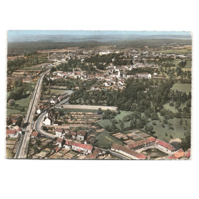 NEUFCHATEL-HARDELOT: vue générale vue aérienne 10X15 - état