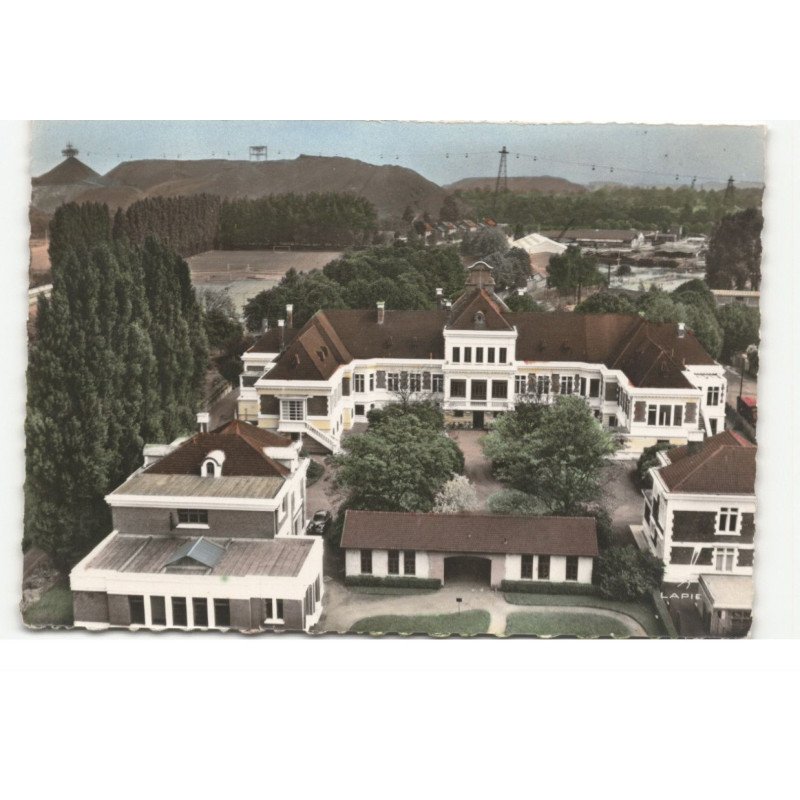 OIGNIES: l'hôpital Henri Anquetil vue aérienne 10X15 - très bon état