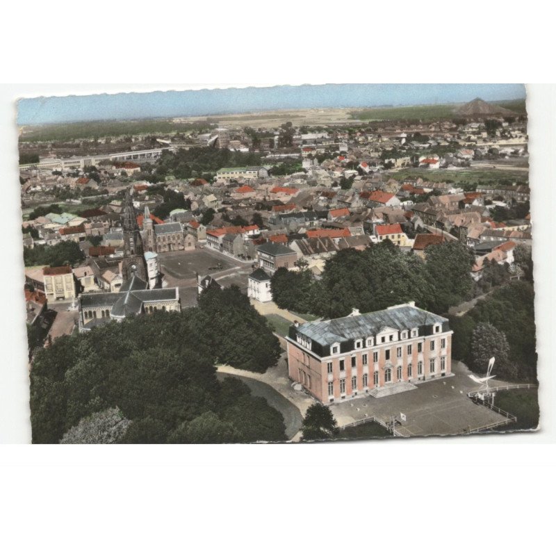 OIGNIES: vue générale vue aérienne 10X15 - très bon état