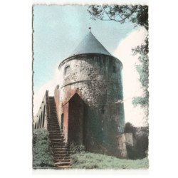 MONTREUIL-sur-MER: la tour blanche vue aérienne 10X15 - très bon état