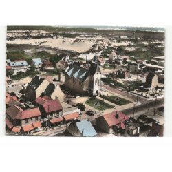 MERLIMONT: l'église notre-dame des anges vue aérienne 10X15 - très bon état