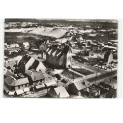 MERLIMONT: l'église notre-dame des anges vue aérienne 10X15 - très bon état