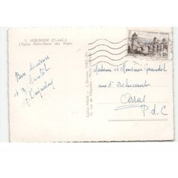 MERLIMONT: l'église notre-dame des anges vue aérienne 10X15 - très bon état