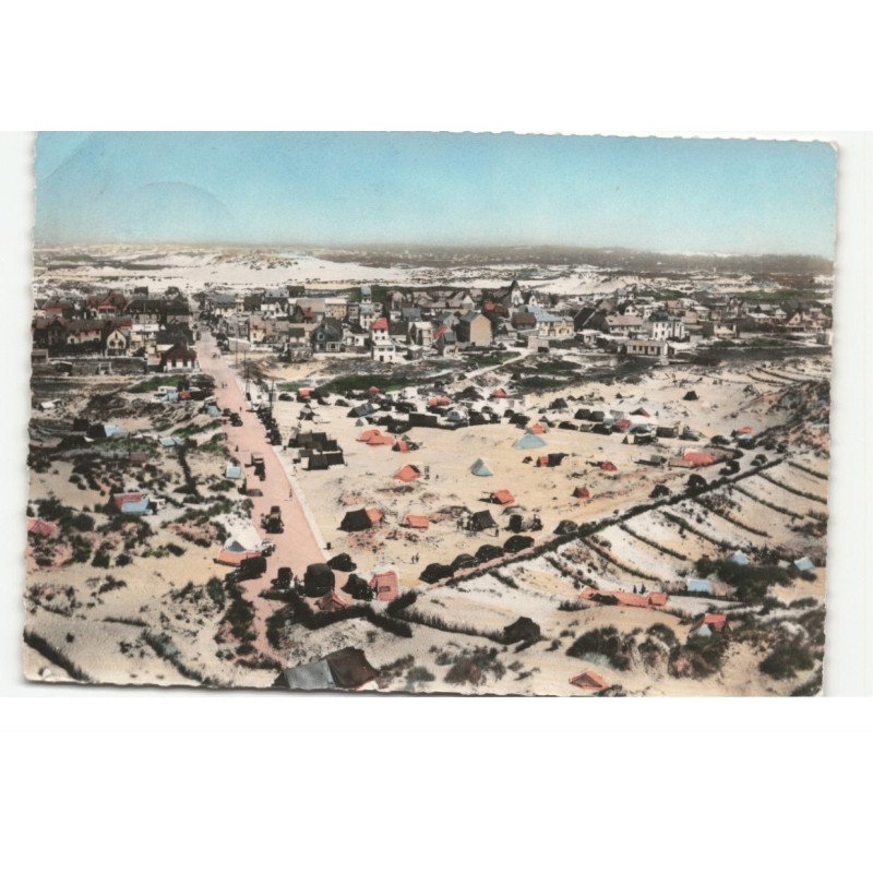 MERLIMONT: vue générale et camping vue aérienne 10X15 - très bon état
