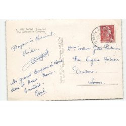 MERLIMONT: vue générale et camping vue aérienne 10X15 - très bon état