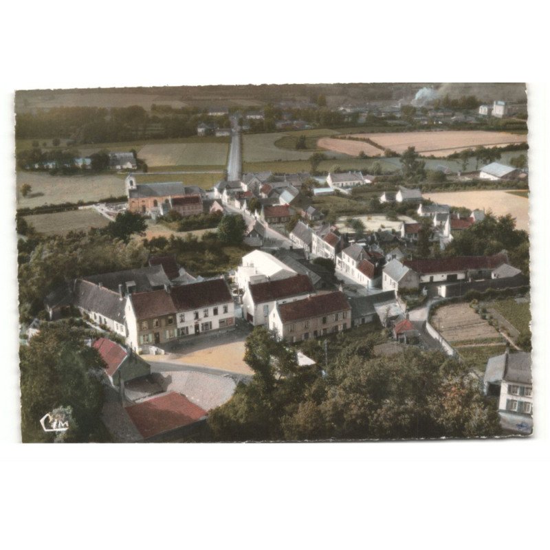 MOULLE: vue générale vue aérienne 10X15 - très bon état