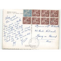 MOULLE: vue générale vue aérienne 10X15 - très bon état