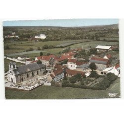 MOULLE: l'église vue aérienne 10X15 - très bon état