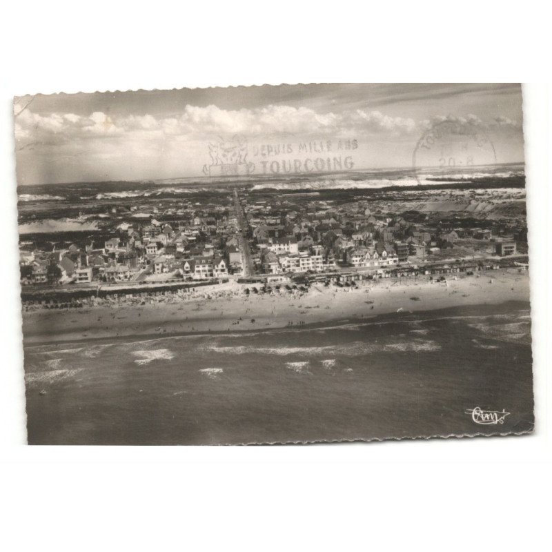 MERLIMONT-PLAGE: vue générale vue aérienne 10X15 - très bon état