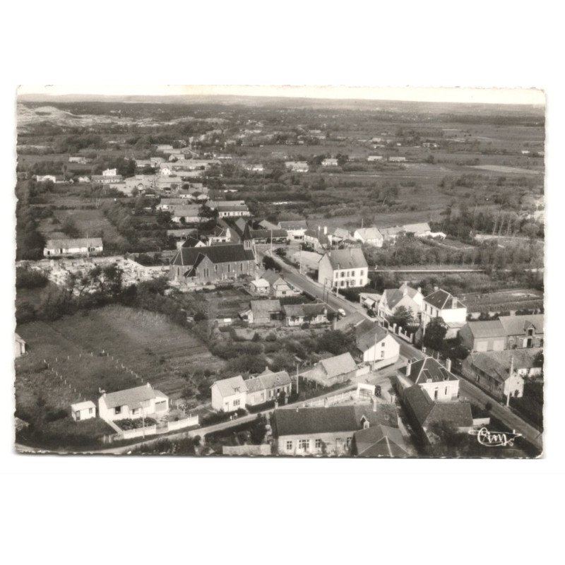 MERLIMONT: vue générale vue aérienne 10X15 - très bon état