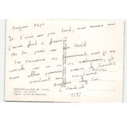 MERICOURT-sous-LENS: la rue des marronniers vue aérienne 10X15 - très bon état