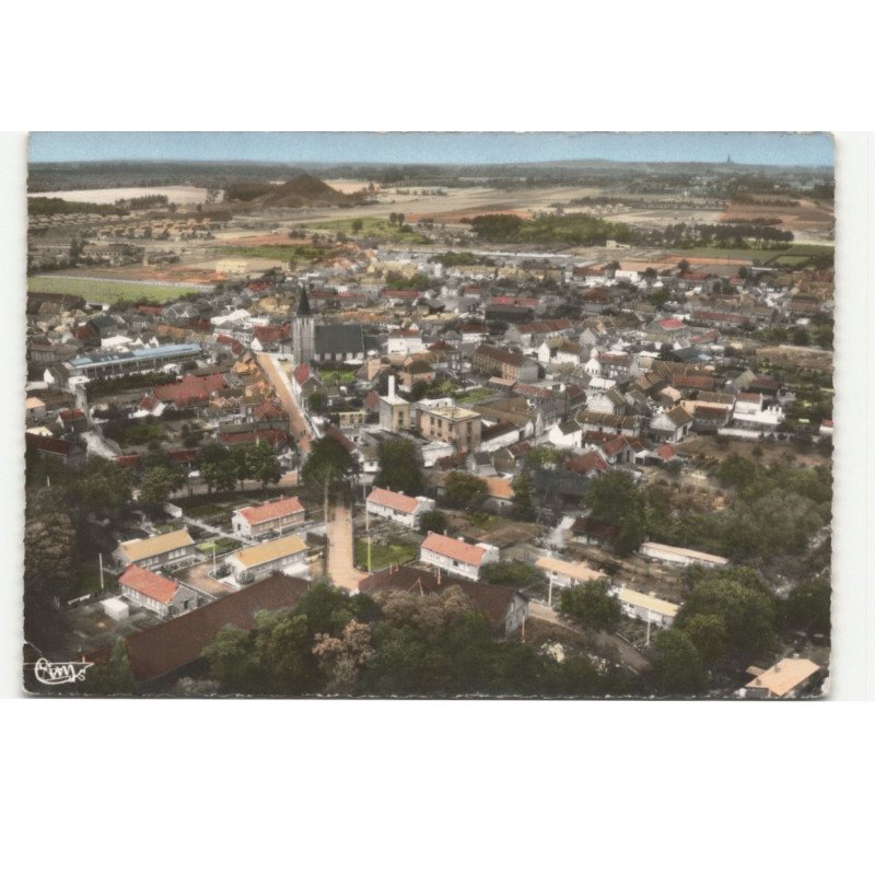 LEFOREST: cité du château vue aérienne 10X15 - très bon état