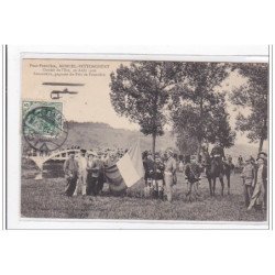 MONCEL-PETTONCOURT : pont-frontiere, circuit de l'est, 10 aout 1910 - tres bon etat