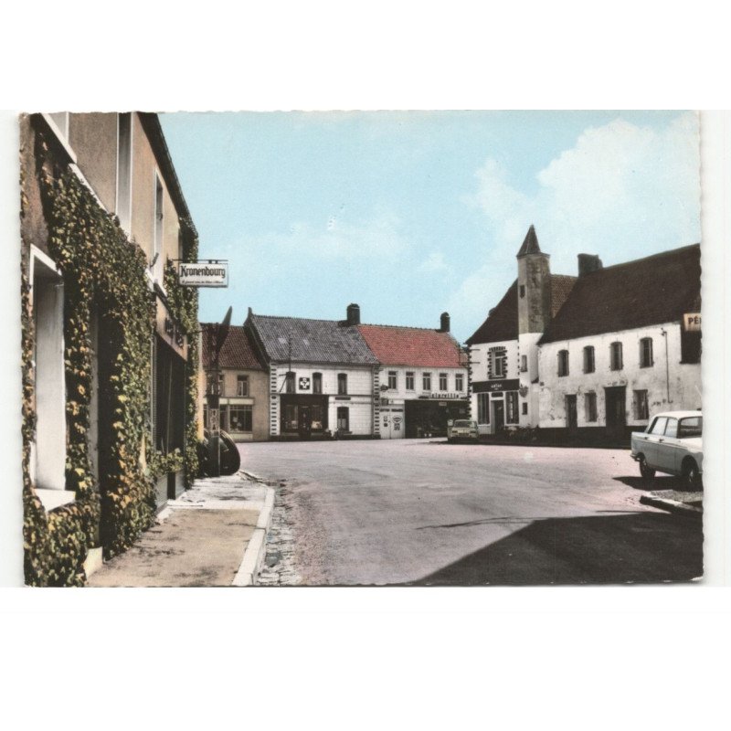 LICQUES: rue du bas vue aérienne 10X15 - très bon état
