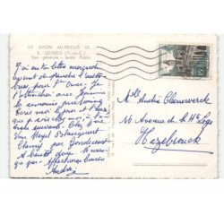 LUMBRES: vue générale, jardin public vue aérienne 10X15 - très bon état