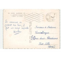 LUMBRES: l'église, le centre, vue aérienne 10X15 - très bon état