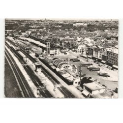 LENS: la gare, vue générale, vue aérienne 10X15 - très bon état