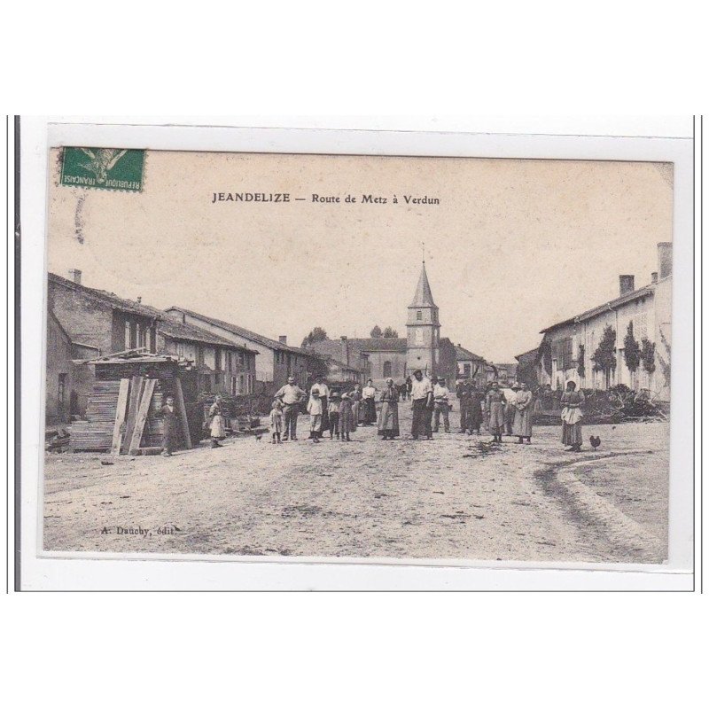 JEANDELIZE : route de metz a verdun - tres bon etat