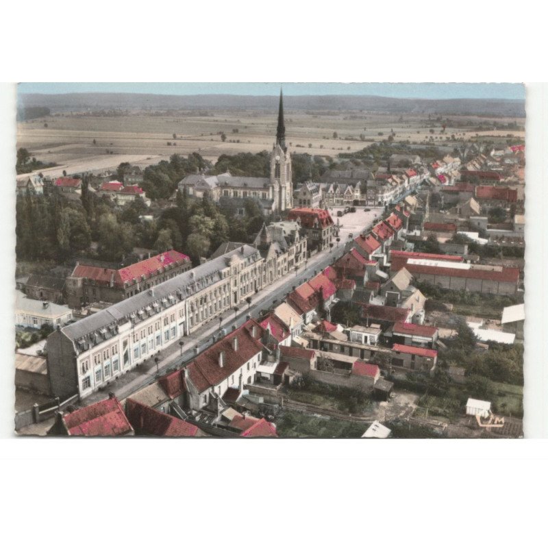 LAVENTIE: vue générale vue aérienne 10X15 - très bon état